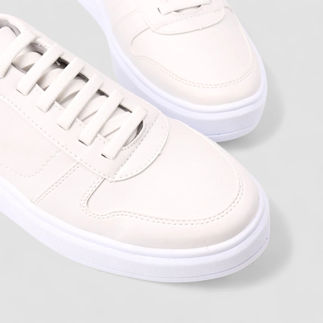 Sapatênis Masculino Woche Elástico Off White