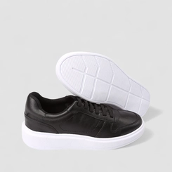 Sapatênis Masculino Woche Elástico Preto