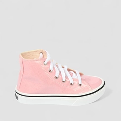 Tênis Casual Infantil Star Feet Cano Médio Glitter Rosa