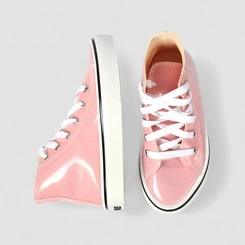 Tênis Casual Infantil Star Feet Cano Médio Glitter Rosa
