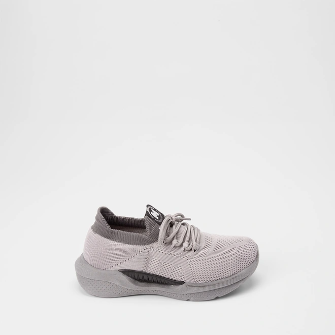 Tênis Casual Molekinho Knit Cinza