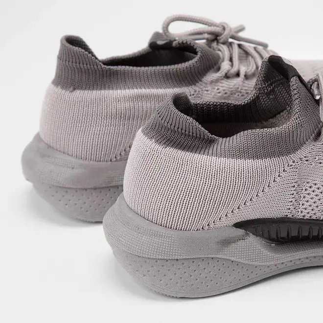 Tênis Casual Molekinho Knit Cinza