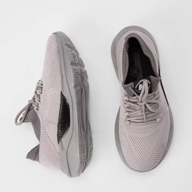 Tênis Casual Molekinho Knit Cinza