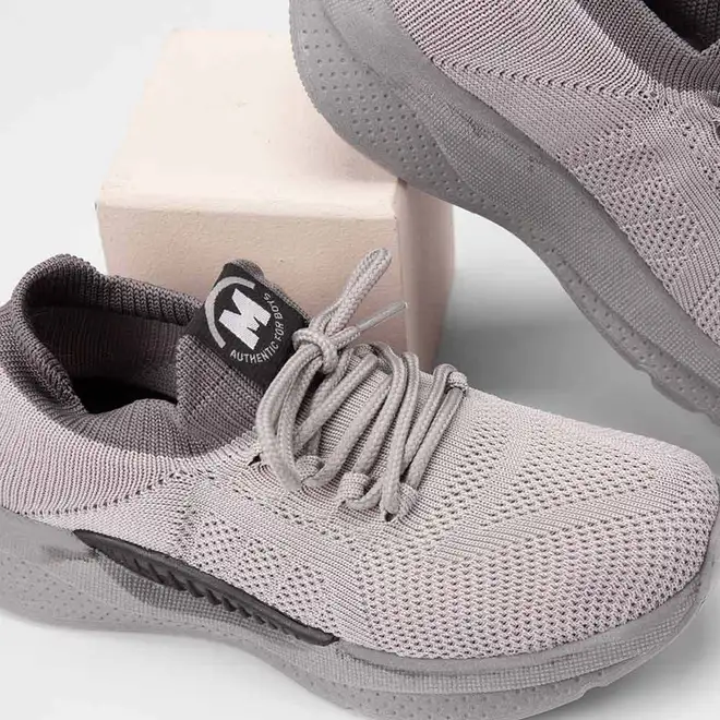 Tênis Casual Molekinho Knit Cinza