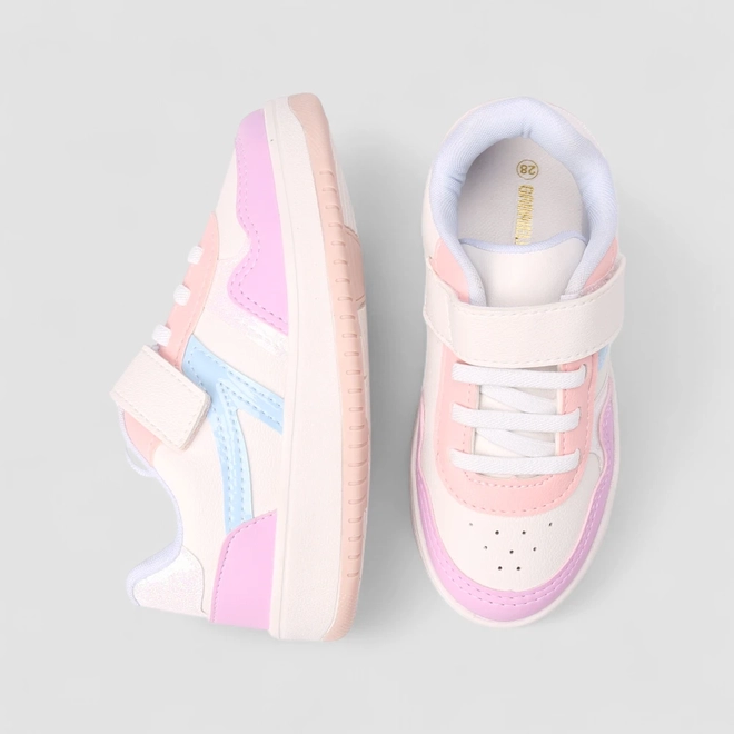 Tênis Infantil Gabrielinha Detalhes Coloridos Branco
