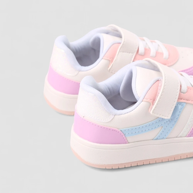 Tênis Infantil Gabrielinha Detalhes Coloridos Branco