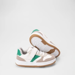 Tênis Casual Infantil Vertus Contato Recorte Nobuck Off White