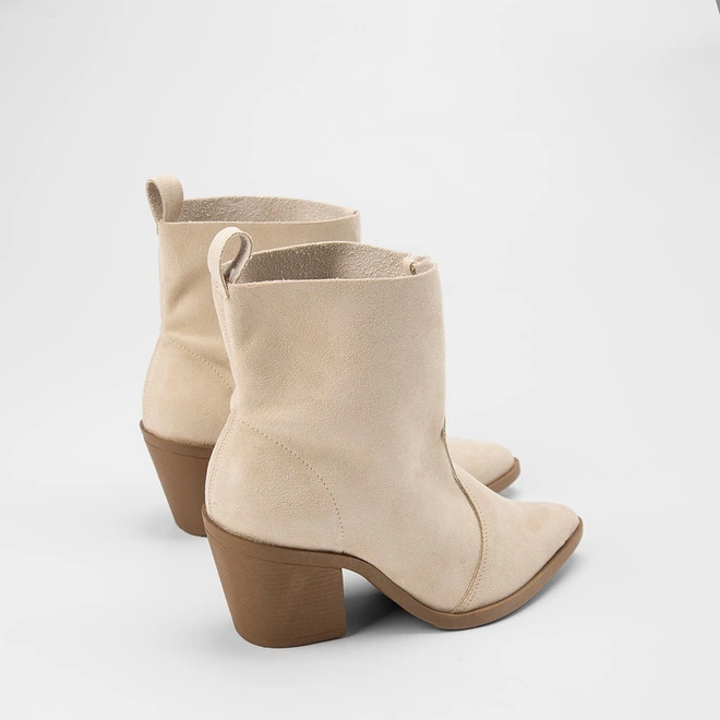 Bota Feminina Gabriela Country Texana Bege