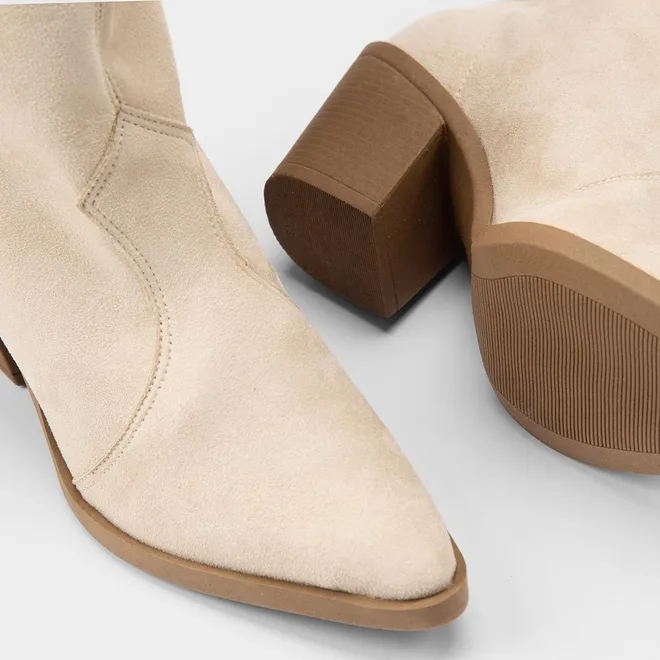 Bota Feminina Gabriela Country Texana Bege