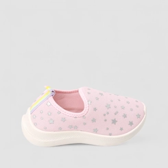 Slip On Infantil Vertus Estrelas Calce Fácil Rosa