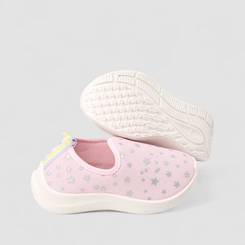 Slip On Infantil Vertus Estrelas Calce Fácil Rosa