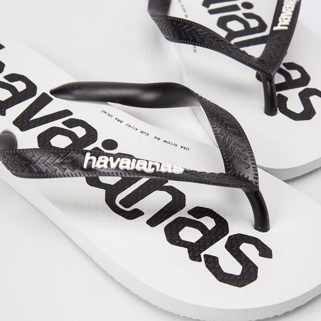 Chinelo Masculino Havaianas Top Logomania 2 Original Branco