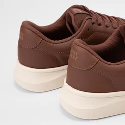 Tênis Casual Masculino West Coast Silver Caramelo
