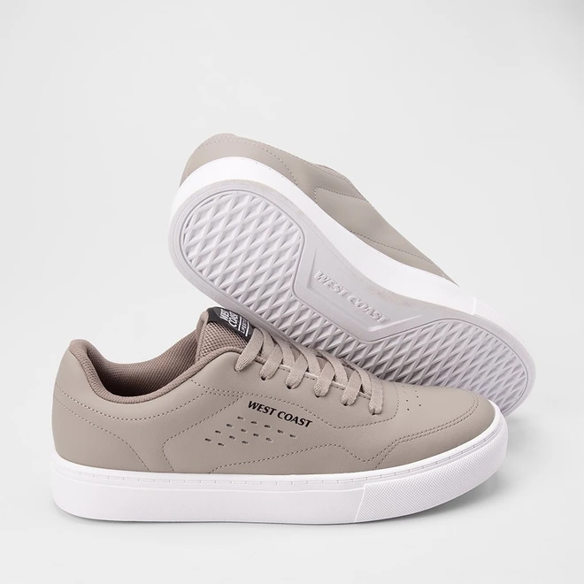 Tênis Casual Masculino West Coast Monaco Cinza