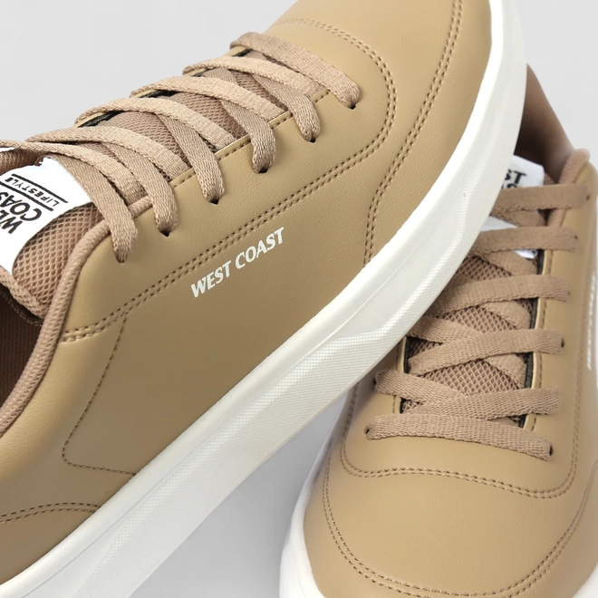 Tênis Casual Masculino West Coast Bege