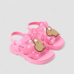 Sandália Aranha Infantil Gabrielinha Glitter Capirava Rosa