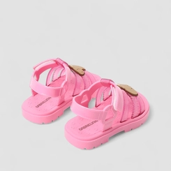 Sandália Aranha Infantil Gabrielinha Glitter Capirava Rosa