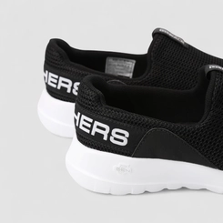 Slip On Feminino Skechers Go Walk Calce Fácil Preto