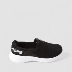 Slip On Feminino Skechers Go Walk Calce Fácil Preto