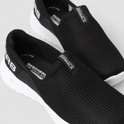 Slip On Feminino Skechers Go Walk Calce Fácil Preto