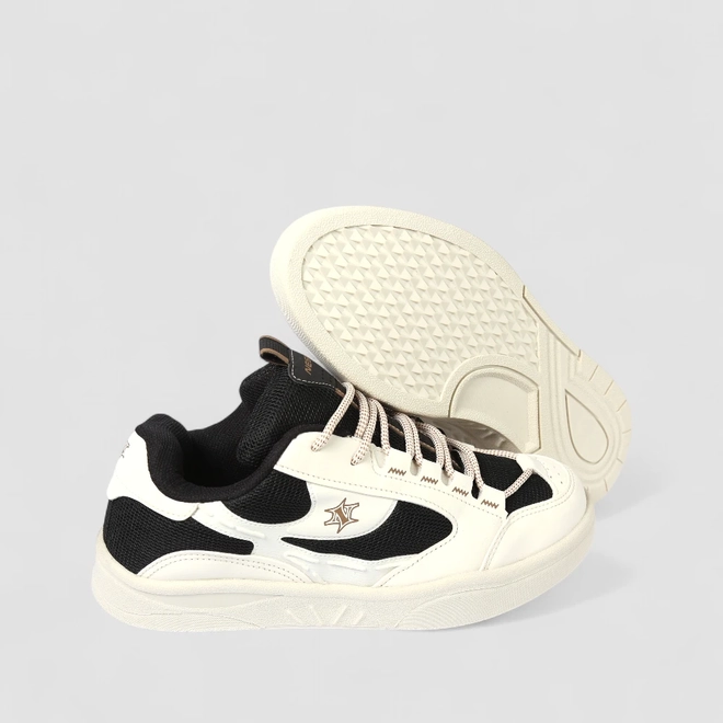 Tênis Casual Masculino Nesk Mesh Off White
