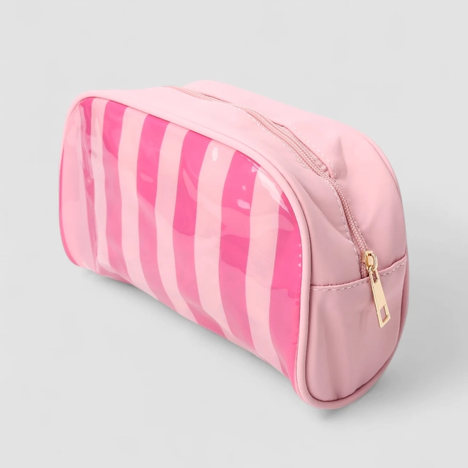 Necessaire Pequena Gabriela Listras Rosa