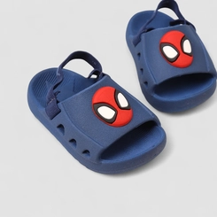 Babuche Infantil Grendene Kids Homem Aranha Azul