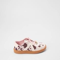 Tênis Casual Infantil Molekinha Animal Print Vaca Multicolor