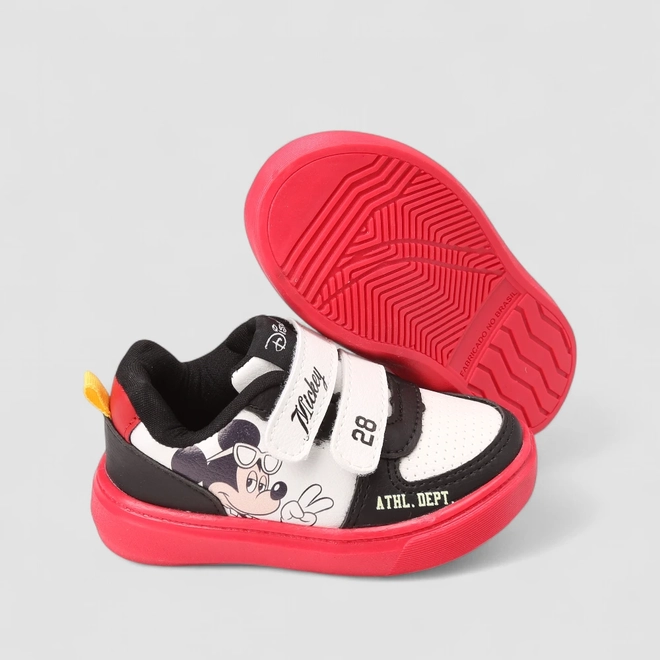 Tênis Casual Bebê Disney Mickey Mouse Branco