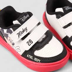 Tênis Casual Bebê Disney Mickey Mouse Branco