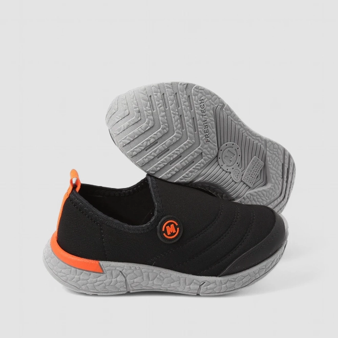 Slip On Infantil Molekinho Calce Fácil Preto