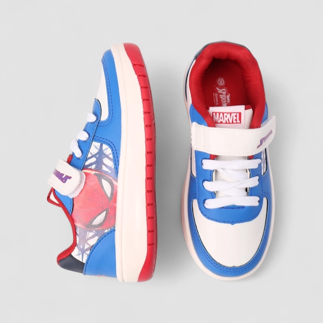 Tênis Casual Infantil Marvel Spider-Man Contato Branco
