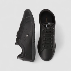 Tênis Casual Feminino Penélope Detalhe Verniz Preto