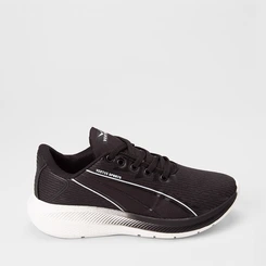 Tênis Esportivo Masculino Vertus Preto & Branco