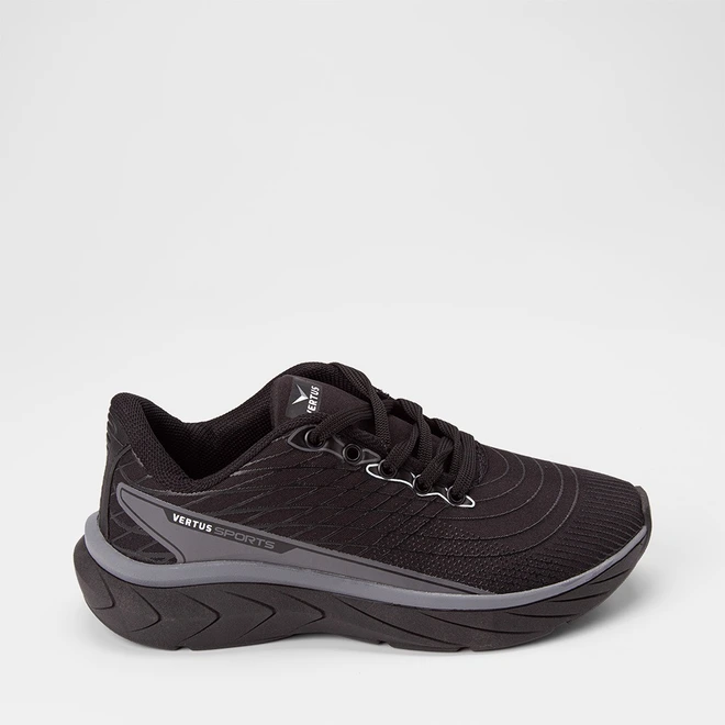 Tênis Esportivo Masculino Vertus Sports Preto