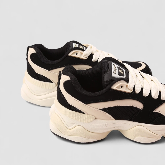 Tênis Chunky Feminino Logus Graviton Original Branco & Preto