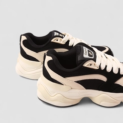 Tênis Chunky Feminino Logus Graviton Original Branco & Preto