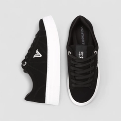 Tênis Casual Feminino Via Marte Nobuck Preto