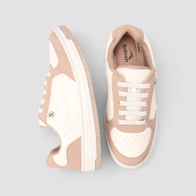 Tênis Casual Feminino Kolosh Off White