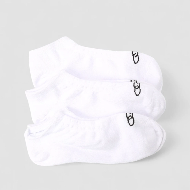 Meia Olympikus Invisível Kit 3 pares 39-44 Branca