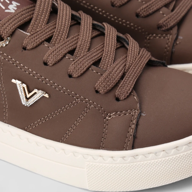 Tênis Casual Feminino Via Marte Marrom