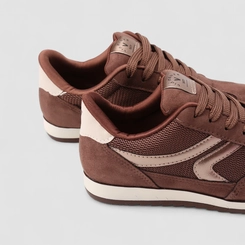 Tênis Casual Feminino Via Marte Camurça Marrom