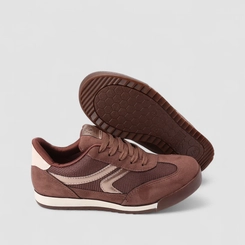Tênis Casual Feminino Via Marte Camurça Marrom
