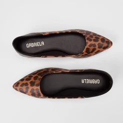 Sapatilha Feminina Gabriela Animal Print Onça Multicolor