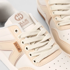 Tênis Casual Feminino Ollie Originals Off White & Bege
