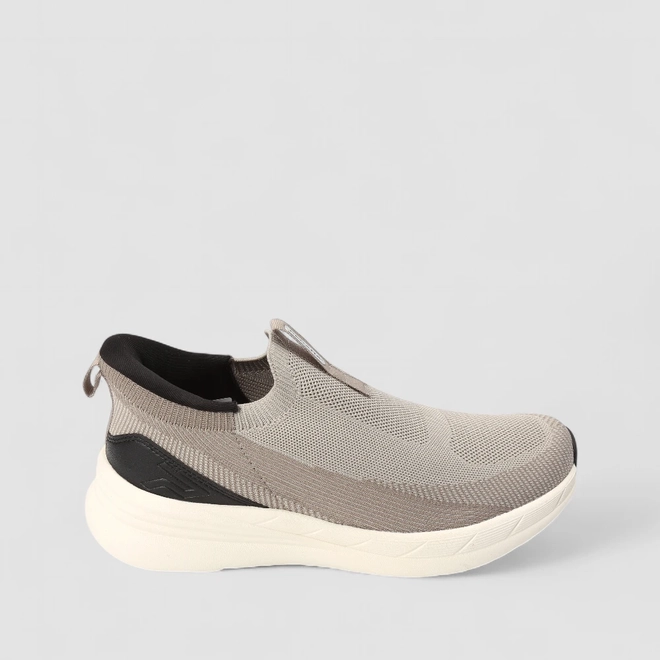Slip On Masculino Pegada Levitech Original Mesh Cinza