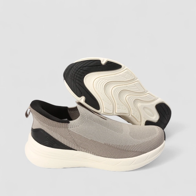 Slip On Masculino Pegada Levitech Original Mesh Cinza