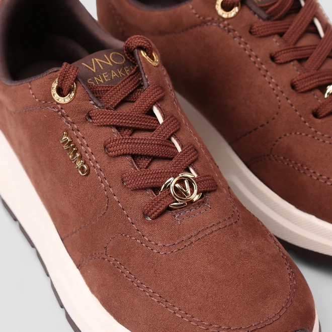 Tênis Casual Feminino Via Uno Nobuck Marrom