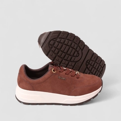 Tênis Casual Feminino Via Uno Nobuck Marrom