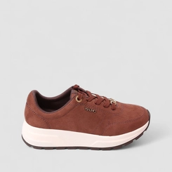 Tênis Casual Feminino Via Uno Nobuck Marrom